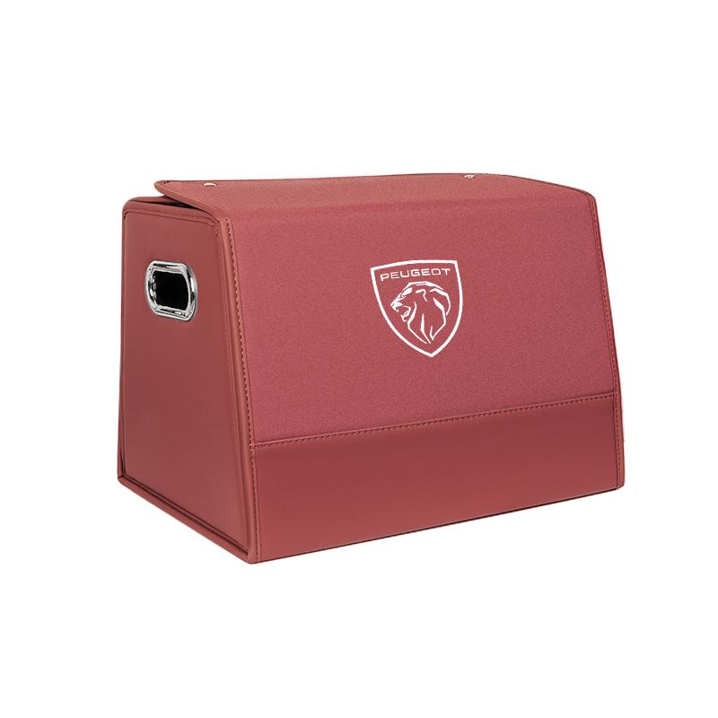 Car keychain/Car Trunk Storage Box Portable Large Capacity Storage Box For Peugeot 206 307 308 3008 207 208 407 408 201 508 2008