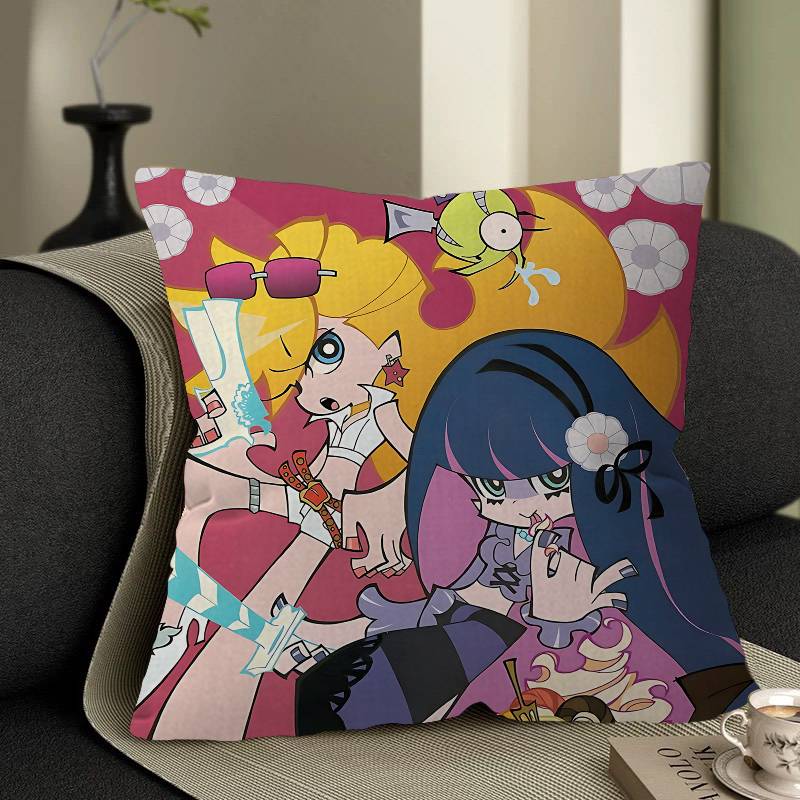 Panty And Stocking With Garterbelt Pillow Cover Sofa Cushion Cover Home Room Decoration Children Gift