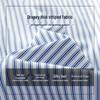 ROMON Men's Striped Long-Sleeve Casual Shirt