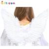 Charming Halloween Costume For Girls Featuring Playful Angel Dress In Polyester Fabric