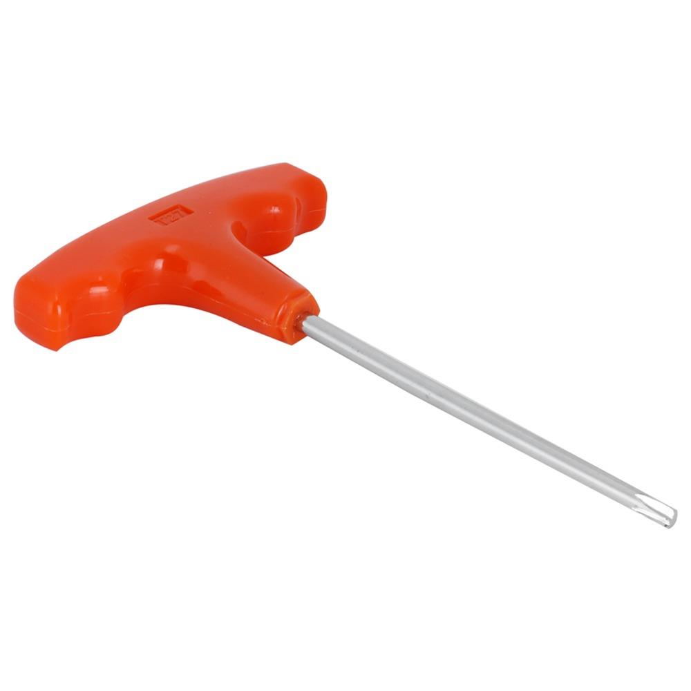3PCS Orange Color T-Handle Screwdriver 45 Steel Chainsaw Adjustment Tool for Stihl, Makita