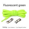 1 Pair No tie Shoelaces Magnetic Lock Elastic Shoe Laces For Kids and Adult Sneakers for Shoelace Flat Rubber Bands Shoestrings
