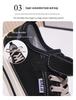 2025 Spring/Autumn Boys' Classic Canvas Shoes with Velcro for Kids - Skate and Kindergarten Shoes, Korean Style