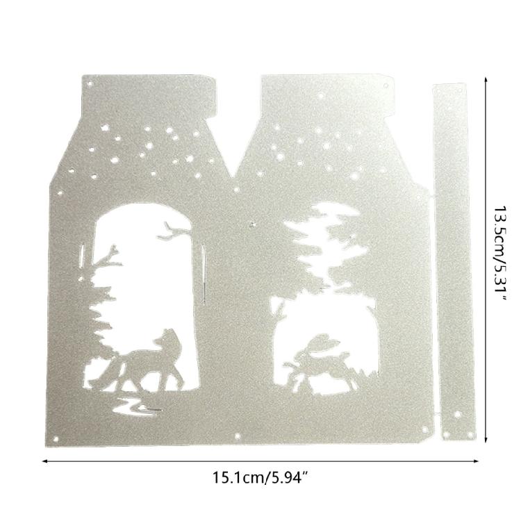 Christmas Cutting Dies Lanterns Die Cuts Templates for Card Making Scrapbooking