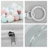 Plush Transparent Plush Storage Doll Storage Clear Odd Zipper with Ball and [seimeinoki] Pouch, 20cm, Bag, Large, Bag, Bag, Pouch, Shape, Closure,