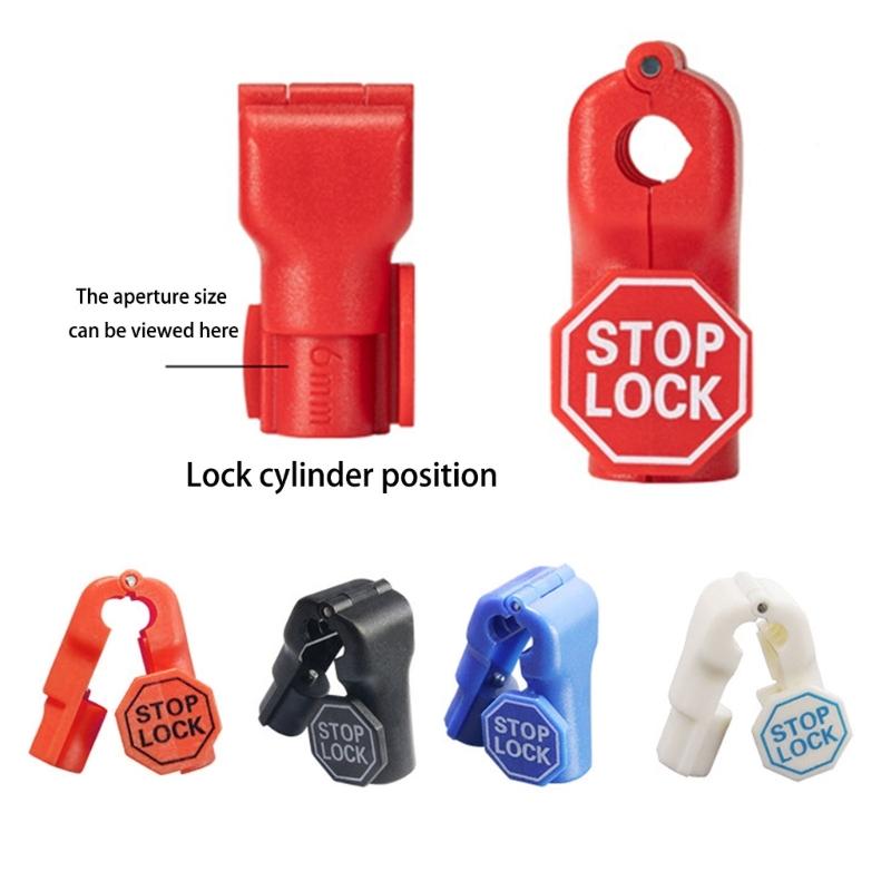 Universals 6mm Hole Anti Theft Hook Fasteners for Shelving Durability ABS Construction Easy Installation