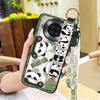 Dirt-resistant Cartoon Phone Case For Cubot Note20 Phone Holder Wristband Waterproof Panda Soft case Anti-dust Cute Ring