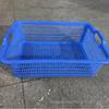Sturdy Square Plastic Sorting and Draining Basket for E-commerce and Warehouse