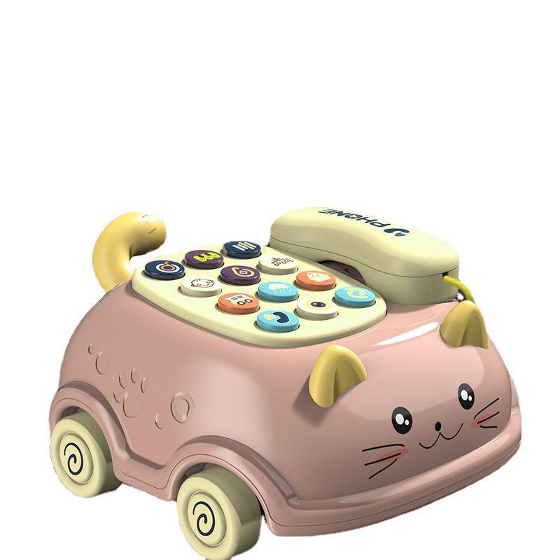 Bilingual English-Chinese Educational Cat Phone Toy for Kids