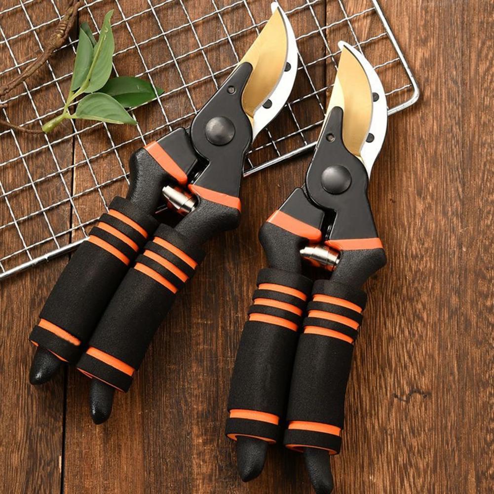 Pruning Shears Garden Clippers Heavy Duty Bypass Pruner Manganese Steel Gardening Shears Professional Pruning Tools
