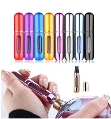5ml Mini Tragbare Reise Nachfüllbare Parfüm Zerstäuber Flasche Duft Pumpe Fall Parfüm Flaschen