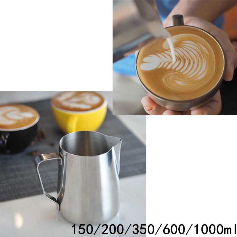 Milk Frothing Jug 600ml Japanese Type Thicken Stainless Steel Conical Pitcher Cup for Barista Cappuccino Espresso Coffee Cafe Latte Art
