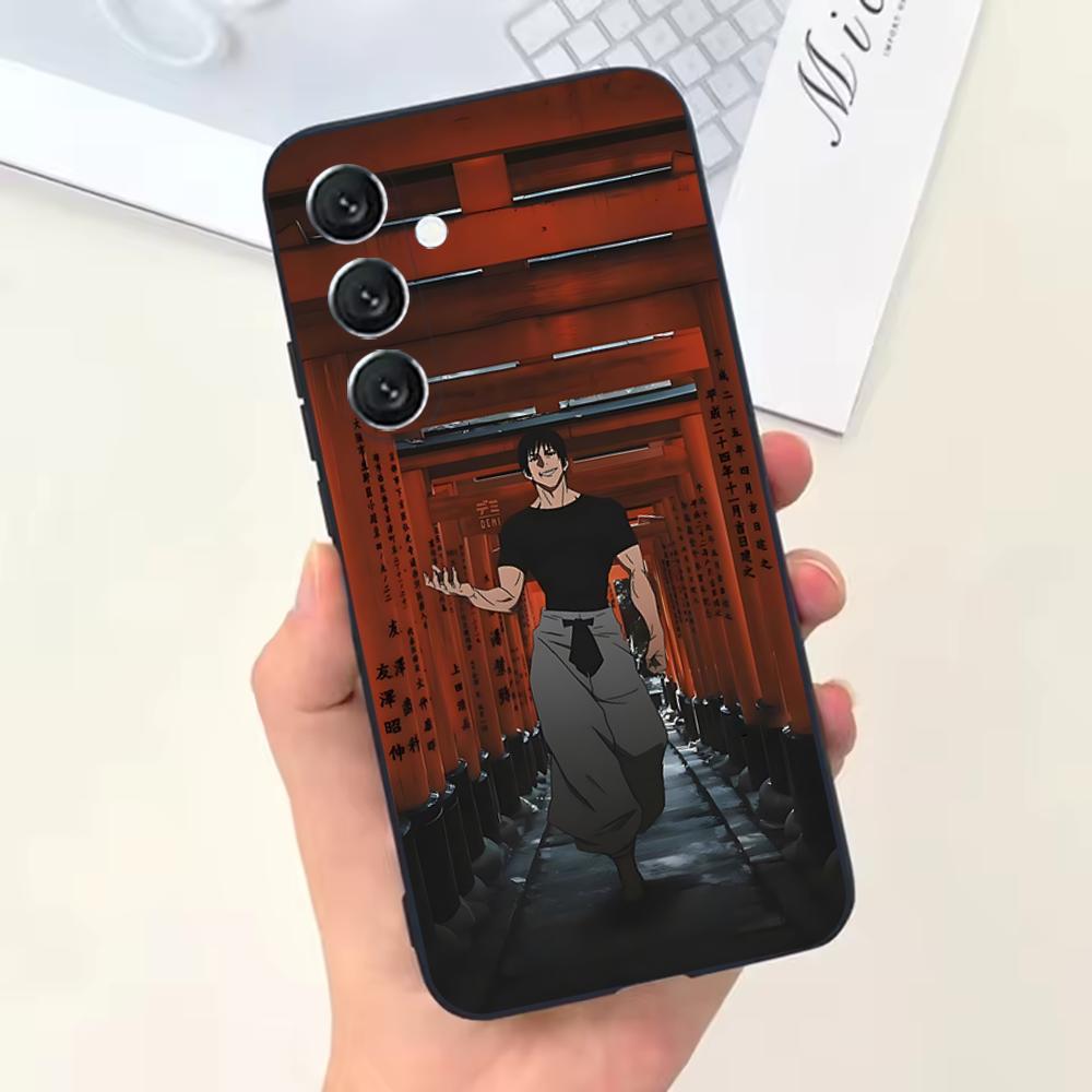 Toji Fushiguro Jujutsu K-Kaisen Phone Case For Samsung Galaxy A13,A21s,A22,A31,A32,A52,A53,A71,A80,Soft Black Shell