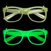 Fluorescent Glasses Frame for Nightclub Light Up Party Glasses Unisex Frame for Halloween Dance Show Props Party Eyewear