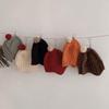 Autumn/Winter 2022 Korean Cute Pom-Pom Wool Baby Earmuff Hat