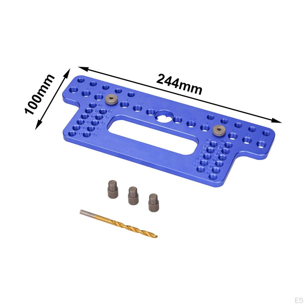 Cabinet Hardware Jig Woodworking Wood Door Handle Locator Puncher Hole Pitch Punch