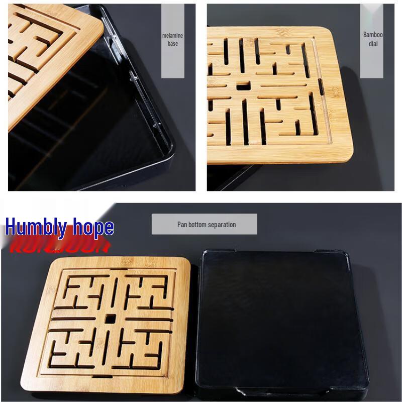 Portable Black Ceramic Kung Fu Tea Set