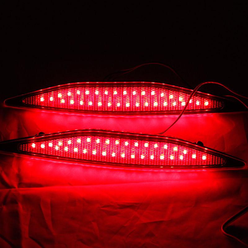For Golf 7 2013-2015 Rear Bumper Reflector Warn Brake Turn Fog Light,Turn Signal Light With Normal DRL Brake Light