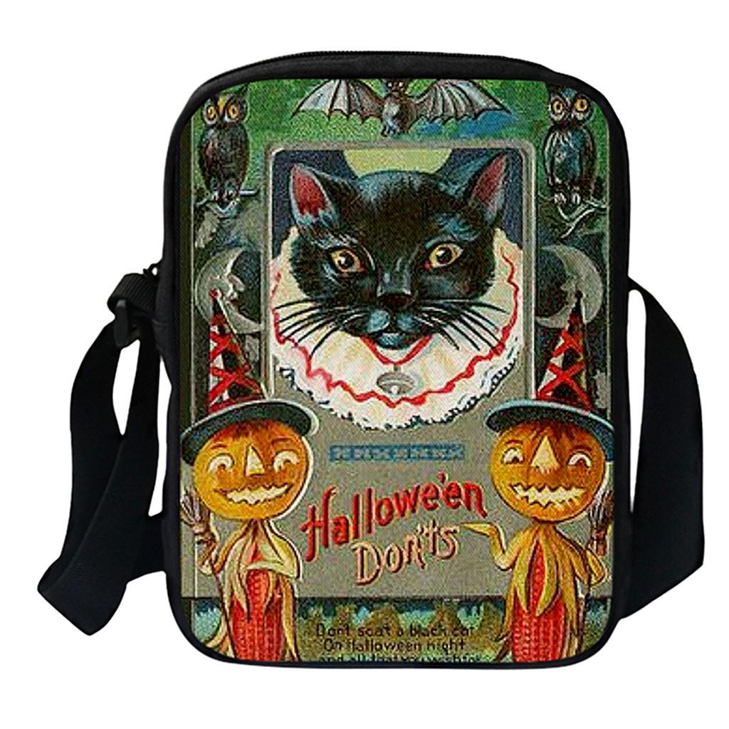 Halloween Bags Funny Women And Men Single Shoulder Bags  Messenger Bags
