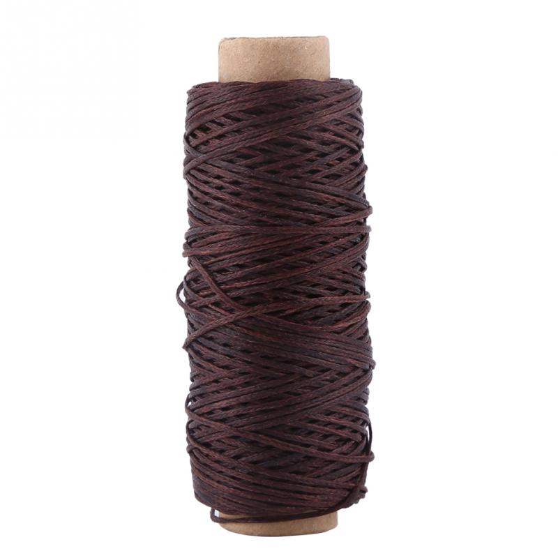 50m 150D 1mm Roll Handmade Flat Waxed Sew Wax Line Thread Cord Sewing threads For Diy Leather Sewing needlework tool