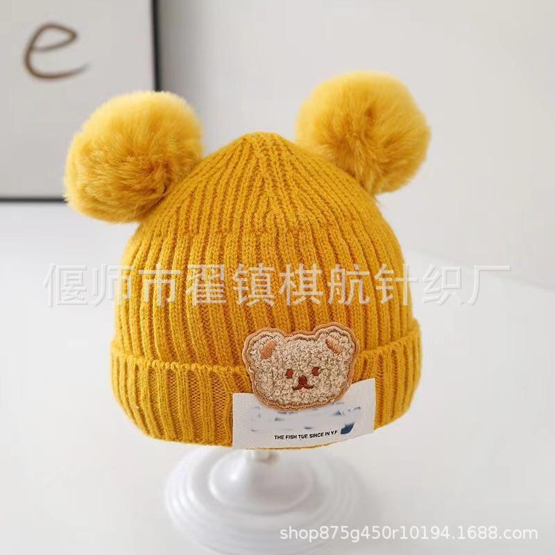 Winter warm baby hat cute newborn baby fetal hat boy and girl baby wool hat newborn knitted hat