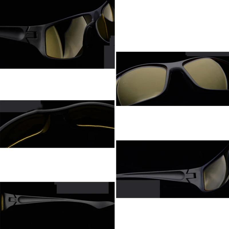Night Vision Sunglasses For Women Men Yellow Lens Gray Driving Cycling Fishing Outdoor Sports Sun Glasses