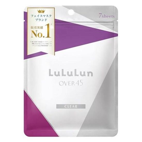LuLuLun OVER45 Iris Blue (Clear) 7 sheets pack face sheet mask daily moisturizing