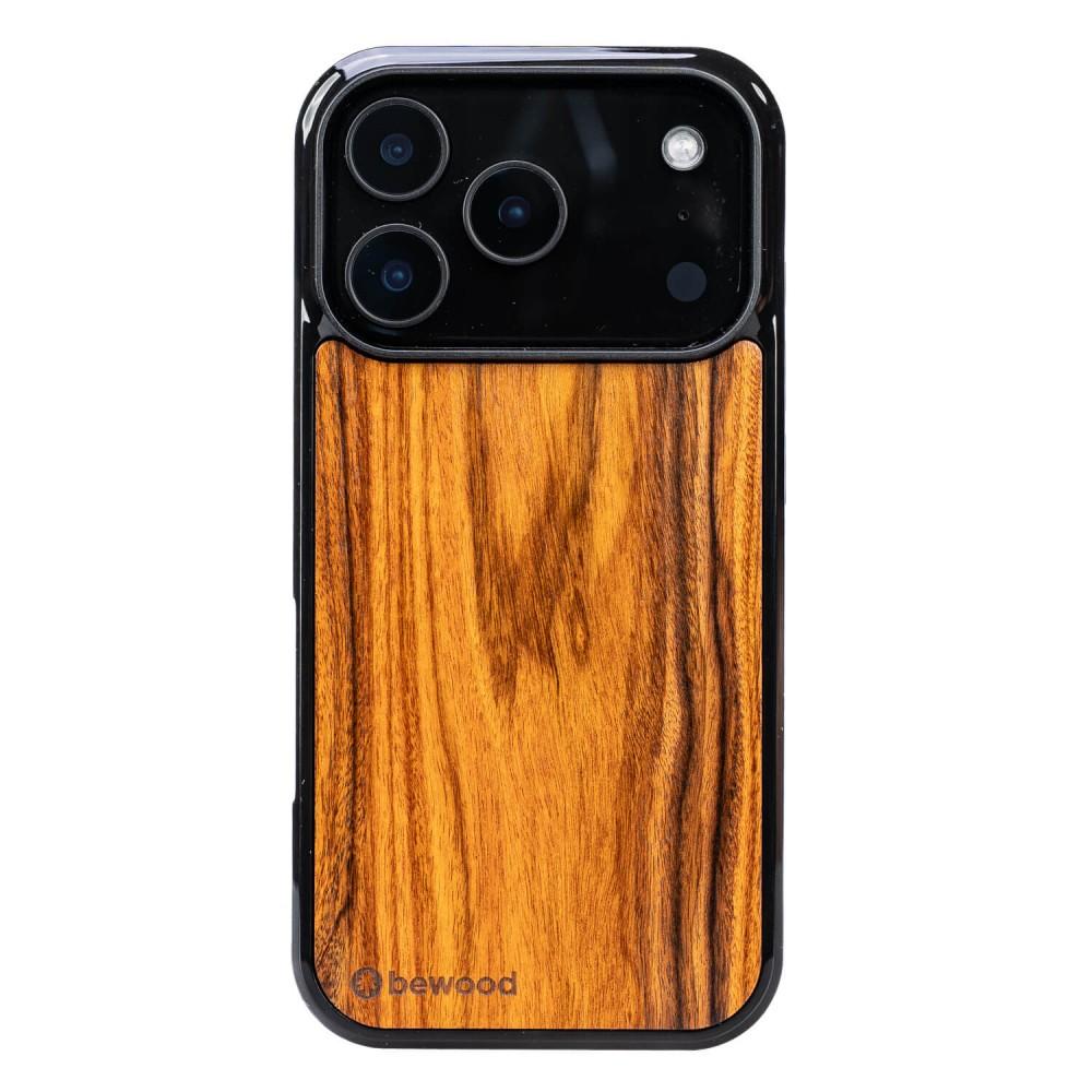 Bewood Wooden Case for iPhone 17 Pro Rosewood Santos