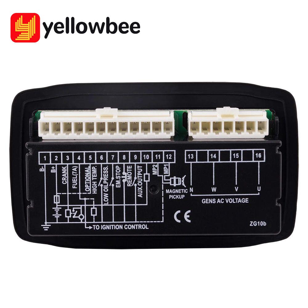 mgc100 Small Genset Controller Auto 7Start Protection Module Universal Led Display Controller Board Diesel Generator Part