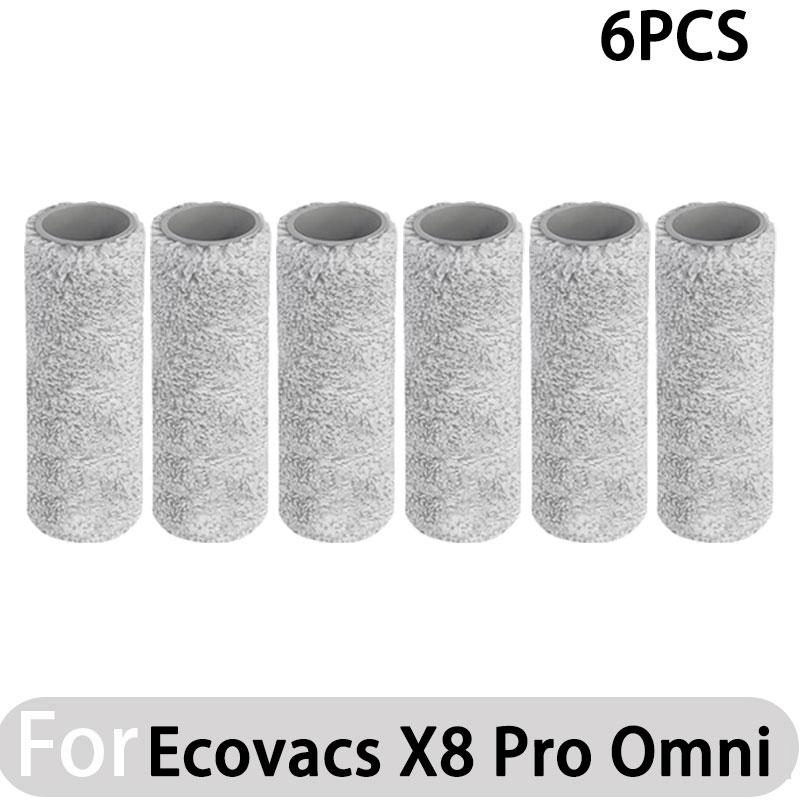 Compatible for Ecovacs X8 Pro Omni Accessories Main Side Brush Hepa Filter Rag Dust Bag Replacement Parts