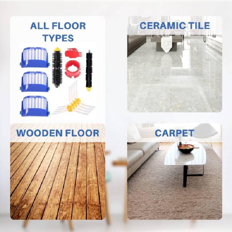 For Irobot Roomba 500 And 600 Series Replacement Parts With Filter Brush And Wheel For House