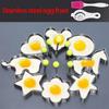 Heart-Shaped Omelette Mold | Stainless Steel | Creative and Innovative | Perfect Fried or Poached Eggs