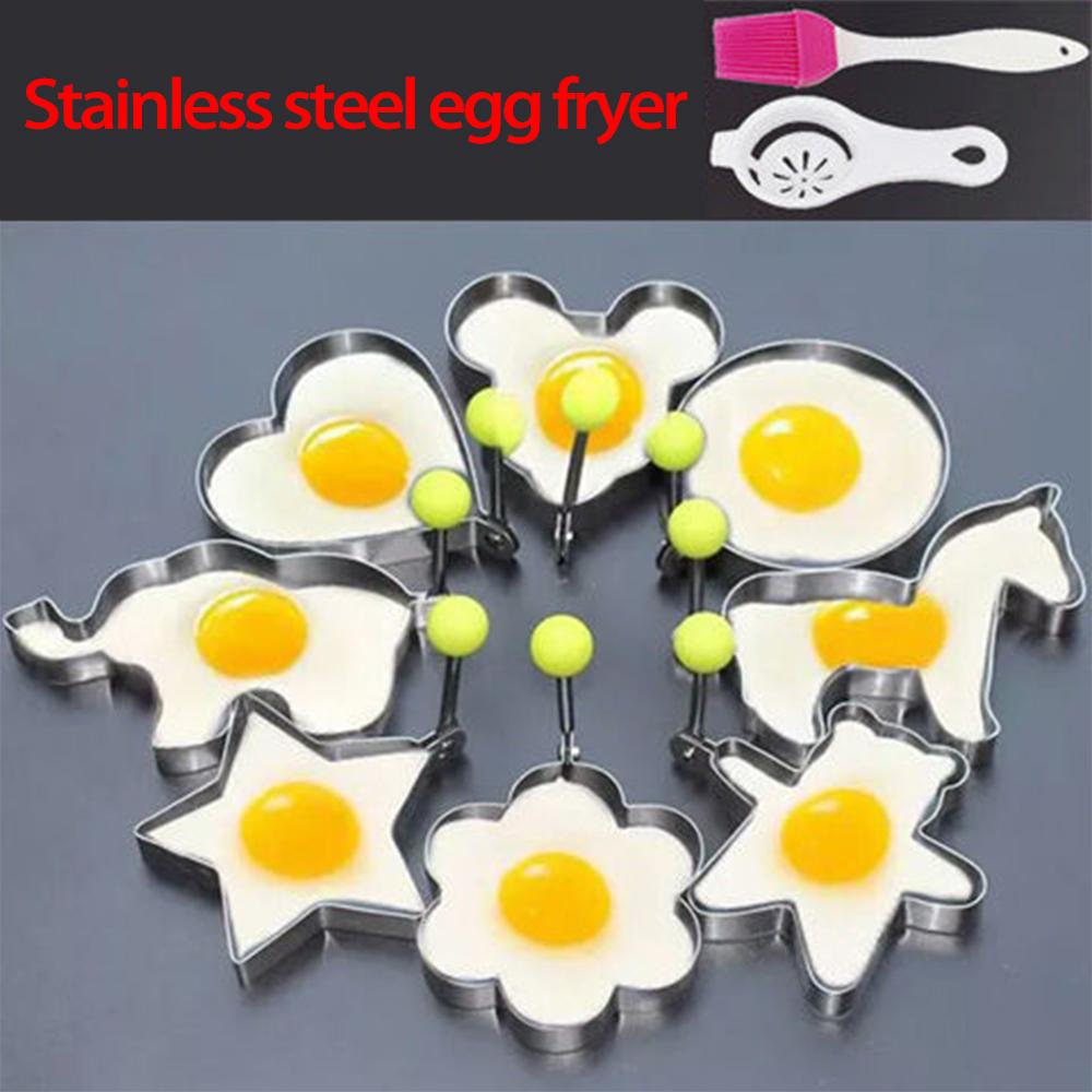Heart-Shaped Omelette Mold | Stainless Steel | Creative and Innovative | Perfect Fried or Poached Eggs