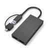 WAVLINK USB to Dual HDMI Compatible Converter 2K 4K 60Hz Type C to HDMI Compatible Splitter for Dual Monitors