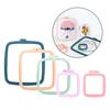 Adjustable DIY Square Household Needlework Art Craft Embroidery Hoops Cross Stitch Sewing Tools