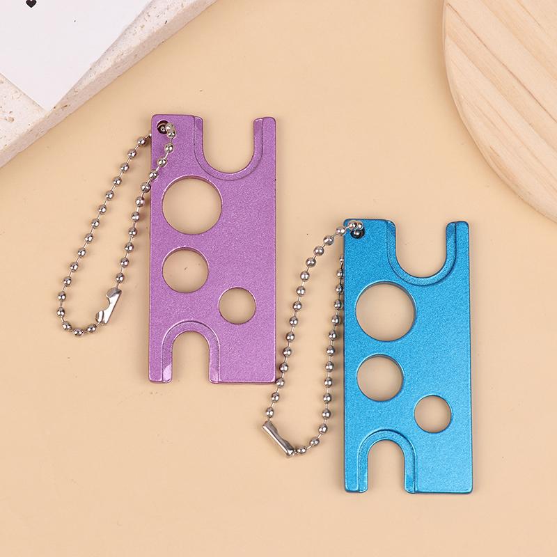 Universal Eyelash Glue Caps Opener Metal Essential Oil Bottle Opener Replacement Bottle Mouth Head Anti-Blocking Eyelash Tool