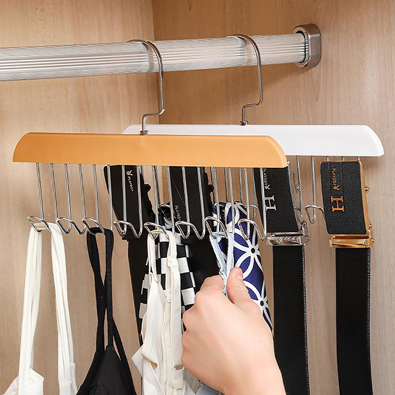 Women Storage Bra Hanger Multifunctional Plastic Belt Hanger Sturdy Tie Belt Holder For Beanie Scarfs Bra Closet Supplies