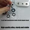 6AN Transmission Line Adapter Plate For 6L80E 8L90E With Aerospace Aluminum Construction And Customizable Fittings
