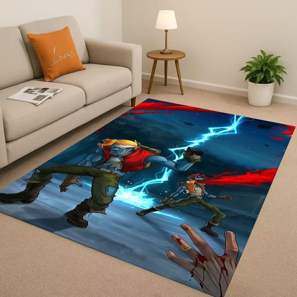 

HD Classic Game Metal Slug Pixel Style Living Room Non Slip Area Rug Soft Carpet for Bedroom Playroom Sofa,Home Decor Doormat 40cm x 60cm