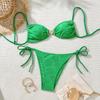 Women's Fashionable And Sexy Neck Bag Two-piece Swimsuit Set