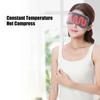 With Constant Temperature USB Heated Eye Mask Corded Design for Dark Circles Warm Compress Eye Mask Puffiness Care Sleep Mask