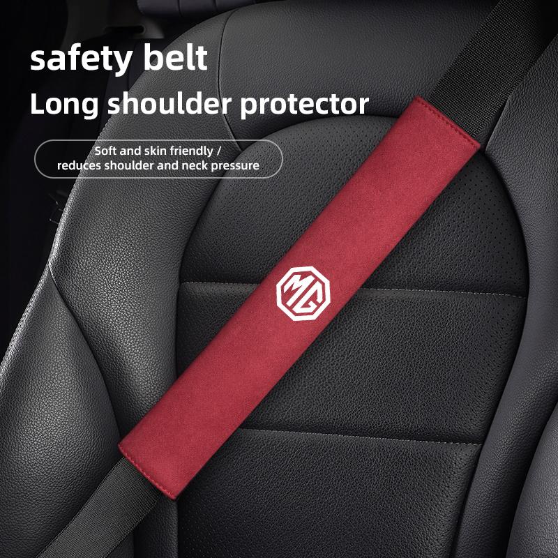 Lengthened Version Car Seat Belt Shoulder Pad Cover Accessories For MG 7 6 5 ZS MG4 EV ONE Cyberster HS MG3 EZS GT GS 3SW Hector UYW9