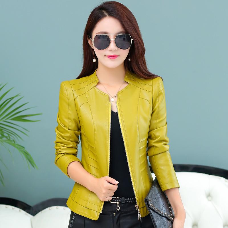 yellow plus size moto jacket