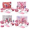 Pretend Play Makeup Toys For Girls Fake Make Up Kits Bag Toddler Cosmetics Lipstick Eyelash Brush Beauty Toy Girl Birthday Gifts