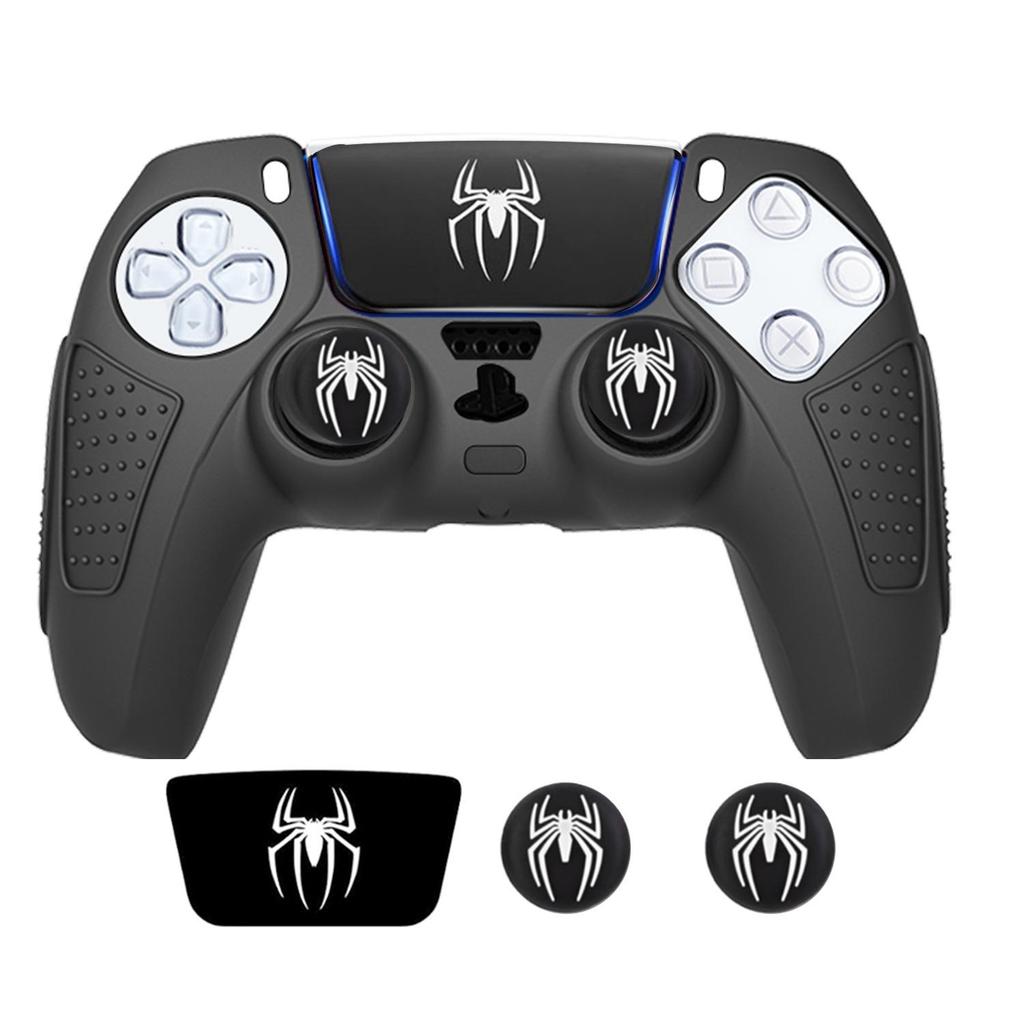 Silicone Anti-slip Protective Case for PS5 Controller, Game Accessory Set