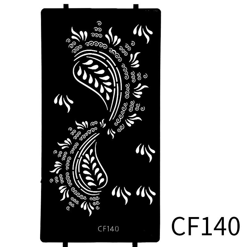 Beauty Sticker Inkjet Tattoo Sticker Indian Hollow Template Tattoo Sticker