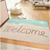 Beach Waves Carpet Mat 3D Shells Starfish Rug Welcome Text Sand Non-Slip Home Decoration Seaside Floor Mats Welcome Mat Door Mat