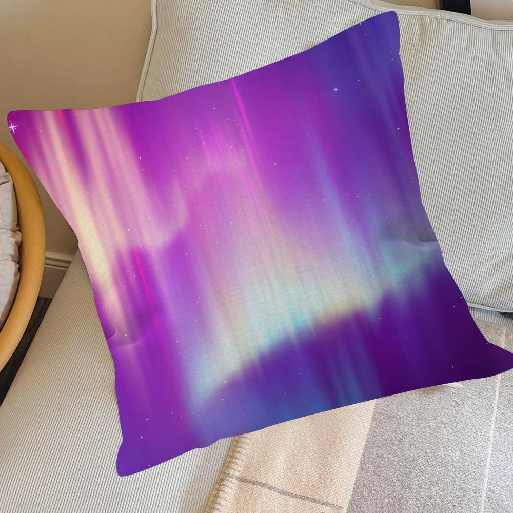 Nature Aurora Beauty Pillow Cushion Cover Pillowcase Living Room Sofa Home Decor