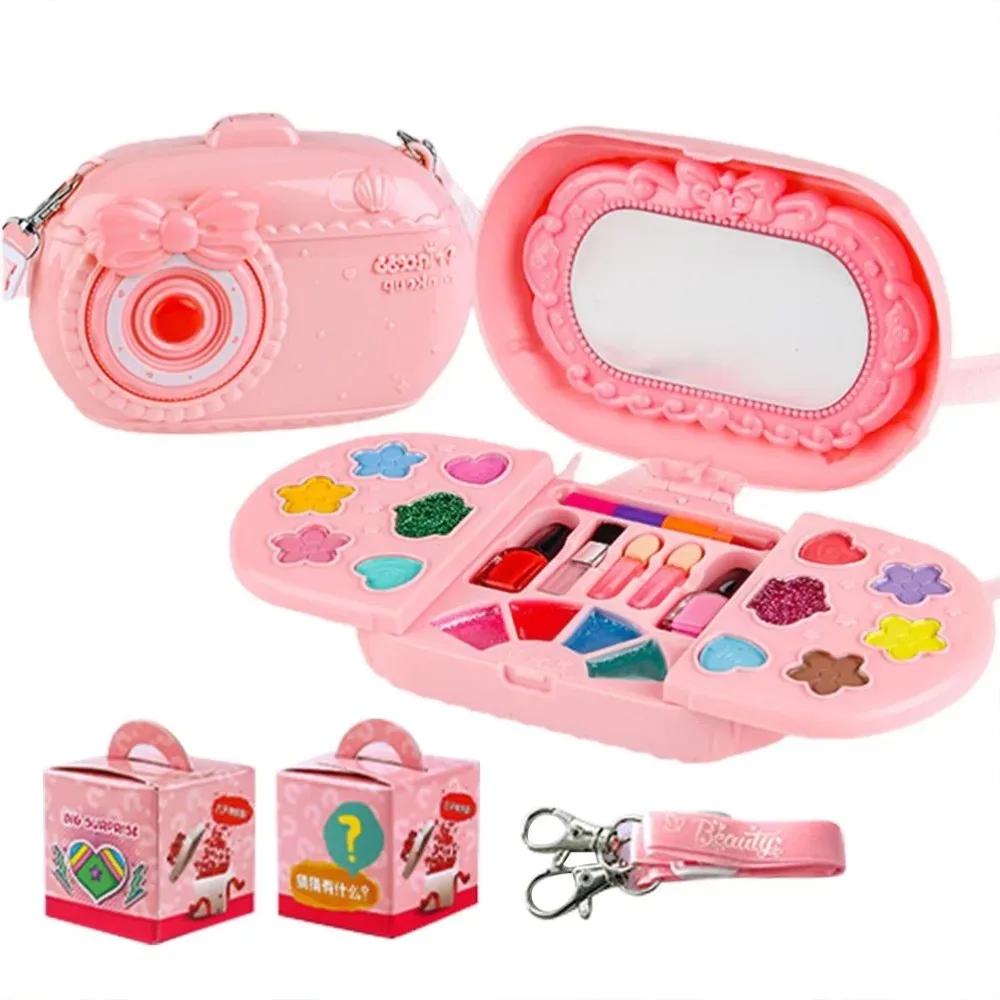 

Набор детской косметики для малышей, игрушки для девочек, игровой моющийся набор для макияжа для детей, кошелек принцессы для маленькой девочки, подарки на день рождения, Рождество