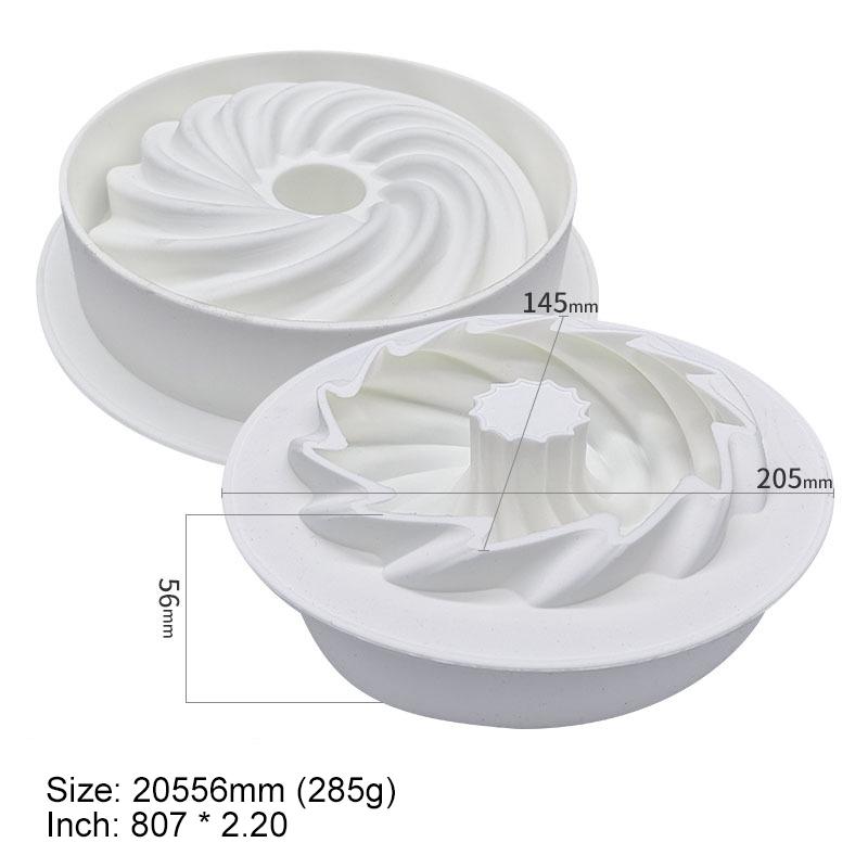 

Форма для выпечки муссового печенья в виде одинарной спирали, форма для выпечки своими руками, форма для французского десерта